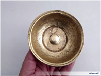 کاسه یا پیاله دعا برنجی نقش برجسته قدیمی