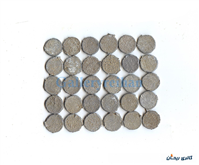 30 عدد ژتون کلکسیونی طرح تاج سبک وزن