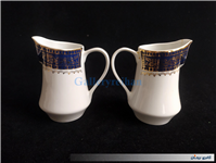 جفت سس خوری یا شکرپاش چینی طرح سورمه ای 