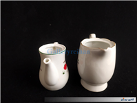 جفت قوری و شکرریز طرح گوجه ای