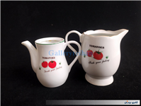 جفت قوری و شکرریز طرح گوجه ای