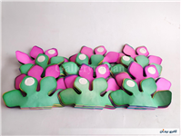 کاغذ کشی ریسه تزئین تولد نوستالژی دهه 60 