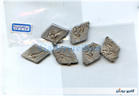 6 عدد ژتون کلکسیونی قدیمی سبک وزن 