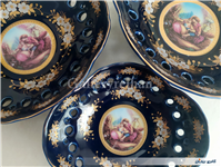 ظرف پذیرایی سه تیکه سورمه ای لیلی مجنون