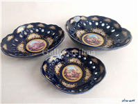 ظرف پذیرایی سه تیکه سورمه ای لیلی مجنون