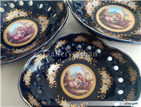 ظرف پذیرایی سه تیکه سورمه ای لیلی مجنون