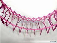 کاغذ کشی ریسه تزئین تولد نوستالژی دهه 60 