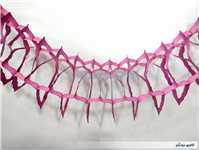 کاغذ کشی ریسه تزئین تولد نوستالژی دهه 60 