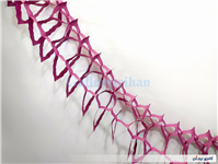 کاغذ کشی ریسه تزئین تولد نوستالژی دهه 60 