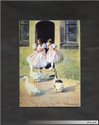 کارت پستال انتشارات وودفیلد چاپ انگلستان 