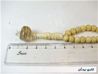 تسبیح کلکسیونی قدیمی دست ساز استخوان 