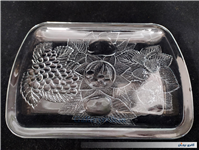 دیس میوه خوری بلوری ضخیم طرح میوه