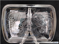 دیس میوه خوری بلوری ضخیم طرح میوه