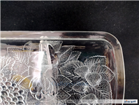 دیس میوه خوری بلوری ضخیم طرح میوه