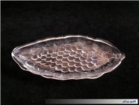 دیس بلوری یا خرما خوری طرح گل انگوری