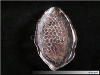 دیس بلوری یا خرما خوری طرح گل انگوری