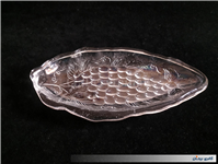 دیس بلوری یا خرما خوری طرح گل انگوری