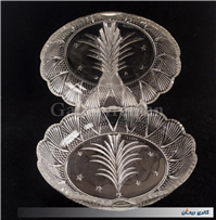 یک جفت ظرف کمیاب بلور با طرح خاص