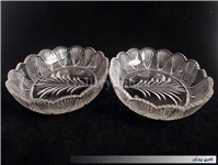 یک جفت ظرف کمیاب بلور با طرح خاص