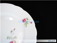 دیوارکوب چینی گل سرخی قدیمی مارک KPM 