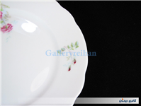 دیوارکوب چینی گل سرخی قدیمی مارک KPM 