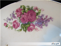 دیوارکوب چینی گل سرخی قدیمی