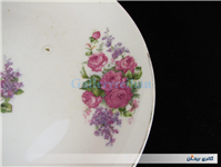 دیوارکوب چینی گل سرخی قدیمی