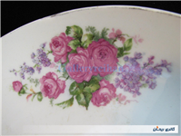 دیوارکوب چینی گل سرخی قدیمی