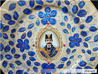 دیوارکوب قدیمی نقاشی کاردست قلم آبی جدید