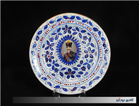 دیوارکوب سرامیکی روسی نقاشی قلم آبی جدید