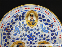 دیوارکوب قدیمی نقاشی دست قلم آبی جدید