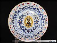 دیوارکوب قدیمی نقاشی کاردست قلم آبی جدید