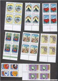 32 عدد تمبر بلوکی جمهوری مربوط به سال 1364 