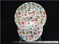 جفت دیوارکوب ملامین قدیمی و زیبا طرح گل 