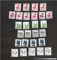 27 عدد تمبر مختلف مربوط به کشور آلمان 