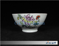 کاسه روسی نقاشی دست قدیمی و زیبا طرح گل