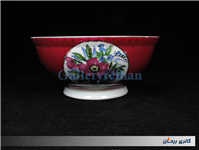 کاسه لاکی بسیار قدیمی طرح گلهای زیبا 