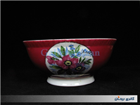 کاسه لاکی بسیار قدیمی طرح گلهای زیبا 