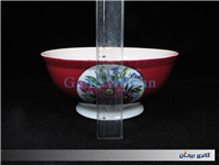 کاسه لاکی بسیار قدیمی طرح گلهای زیبا 