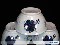 3کاسه روسی قدیمی طرح انگوری کاردست 