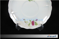 زیر فنجانی یا دیوارکوب گل سرخی قدیمی