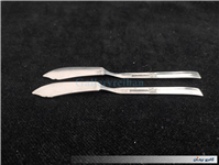 2چاقوی کره خوری قدیمی STAINLESS با طرح گل