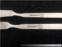 2چاقوی کره خوری قدیمی STAINLESS با طرح گل