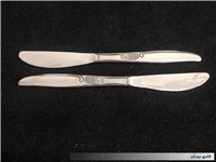 جفت چاقوی قدیمی STAINLESS با طرح انگور