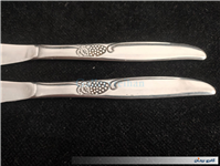 جفت چاقوی قدیمی STAINLESS با طرح انگور
