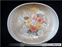 دیس قدیمی ملامین طرح گل