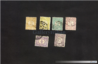 6 عدد تمبر قدیمی و کمیاب کشور هلند