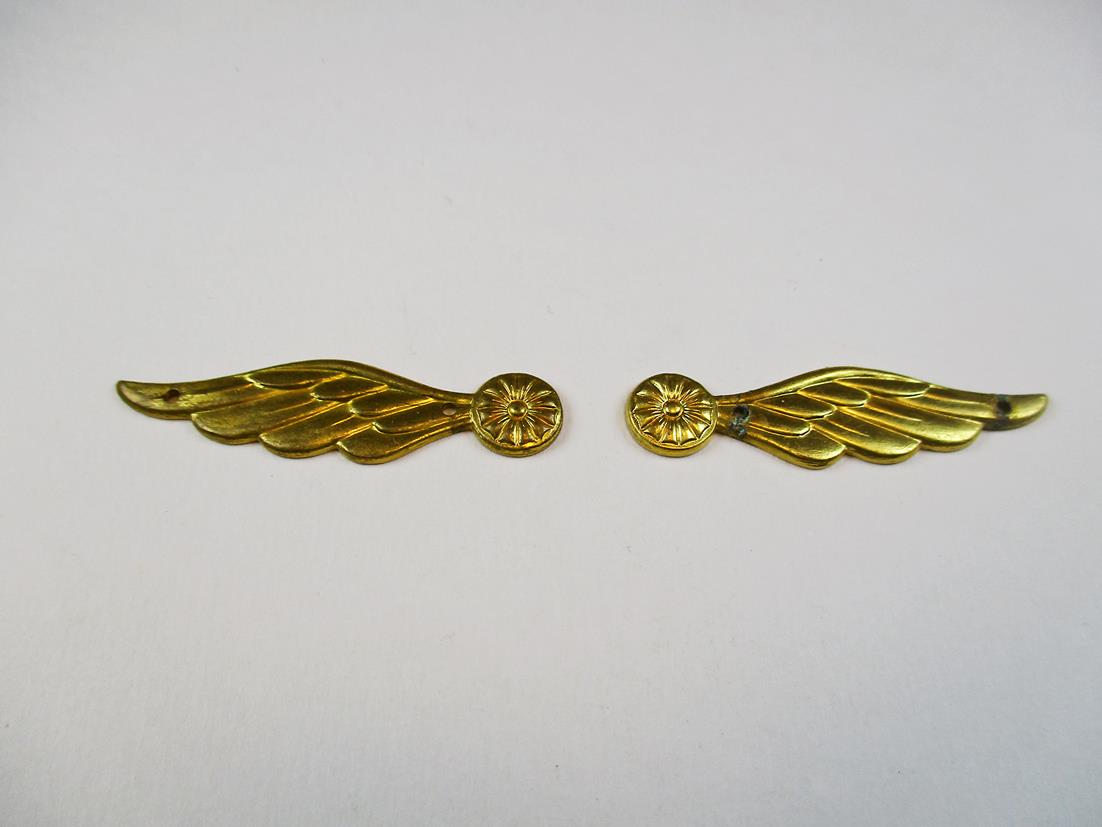 2 عدد شهبال نادر و بسیار کمیاب و قدیمی یونیفورم نظامی