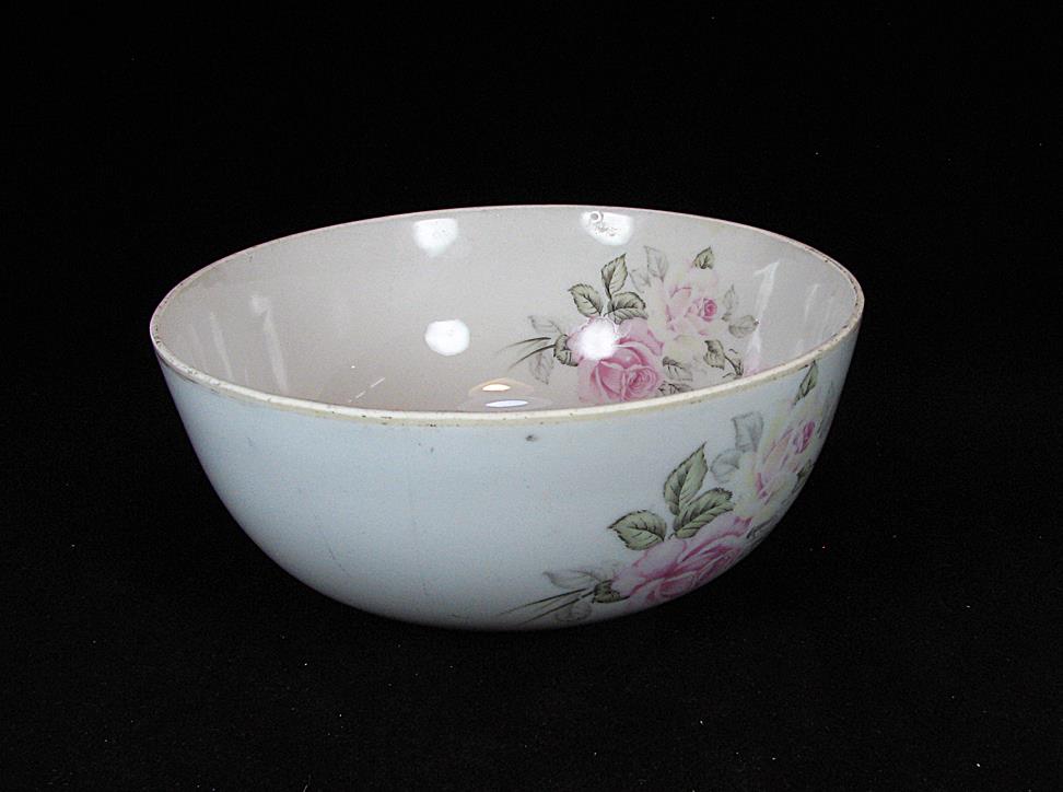 کاسه قدیمی بیکعب گلسرخی زیبا و خاص 