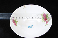 کاسه گل سرخی قدیمی 4 گل بسیار زیبا